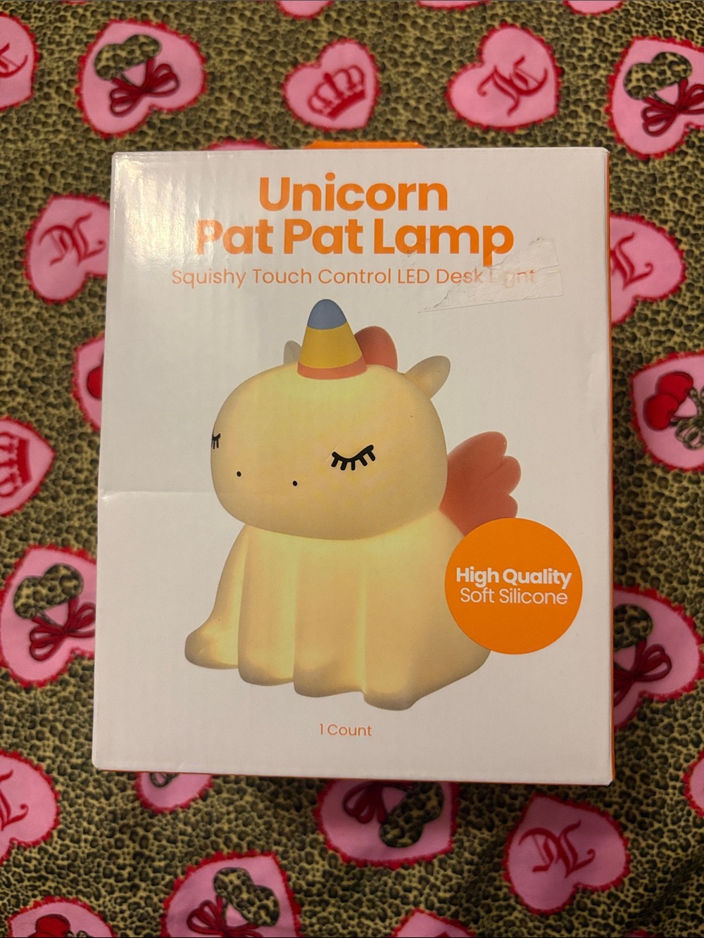 Unicorn Pat Pat Lamp LED Silicone Night Light